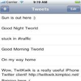 Download TwitKwik Cell Phone Software